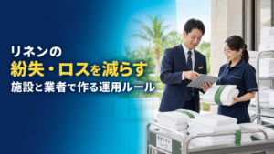 リネンの紛失ロスを減らす
