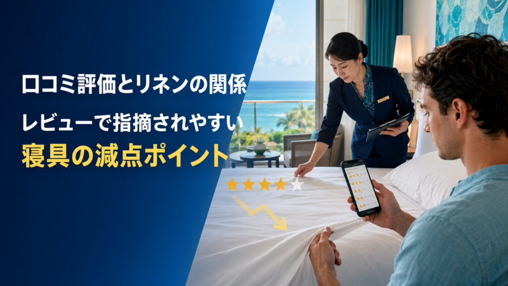 リネンサプライ　減点ポイント