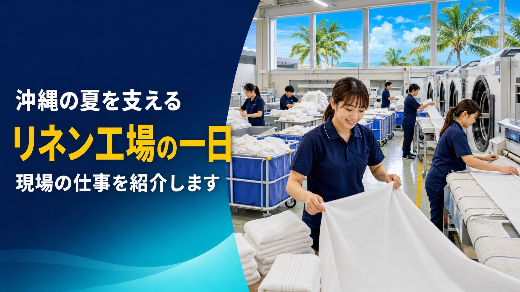 リネン工場の一日